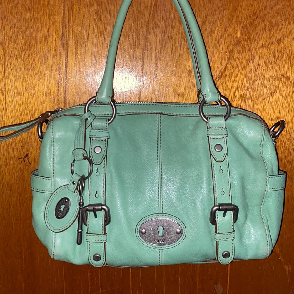 Great Color Fossil  Maddox Satchel Handbag